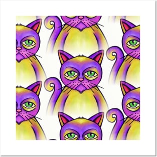 Purple Cats Posters and Art